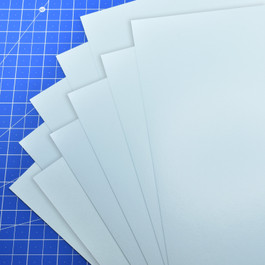 Clear On Blue Decal Paper